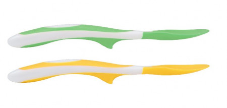 DR.BROWNS šaukšteliai minkštu galiuku SOFT-TIP, 4 mėn+, 2 vnt., TF011-P3 TF011-P3
