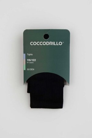 COCCODRILLO pėdkelnės TIGHT MICROFIBRE COLORFUL, juodos, ZC5380311TMC-021-104, 104/110 cm 