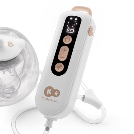 KINDERKRAFT dvigubas nešiojamas elektrinis pientraukis GENTLEFLOW, golden, KEGEFL00GLD0000 