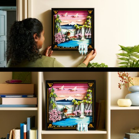 31218 LEGO® Art Japoniškas kraštovaizdis su žydinčiomis vyšniomis 