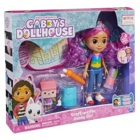GABBY'S DOLLHOUSE rinkinys Craft-a-riffic Gabby Girl,, 6069142 