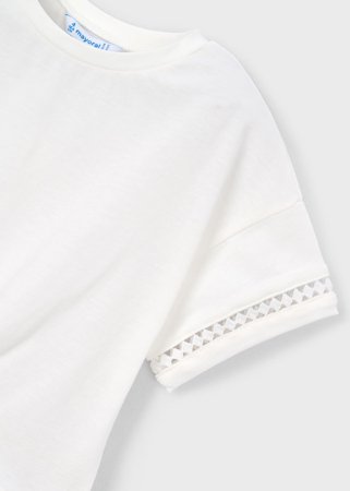 MAYORAL marškinėliai trumpomis rankovėmis, natural, 3.012-83, cm 