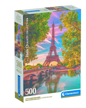 CLEMENTONI dėlionė palei Seną, 500 det., 35598 