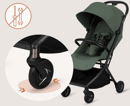 LIONELO sportinis vežimėlis SIA, Green emerald, LO-SIA 