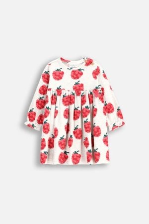 COCCODRILLO suknelė ilgomis rankovėmis MAXITROPIC GIRL NEWBORN, pilka, WC5129101MGN-019-086, 86 cm 