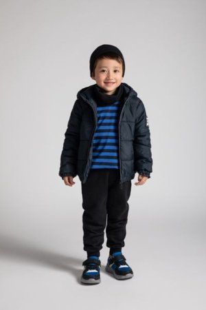 MOKIDA striukė OUTERWEAR, juoda, ZM5152702OWR-021-122, 122 cm 