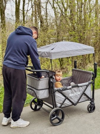 BABYTROLD sportinis vežimėlis FUN, Grey, 13-04G 