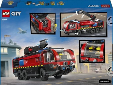 60499 LEGO® City oro uosto ugniagesių sunkvežimis 