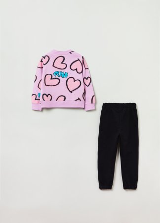 OVS GIRL3-10Y JOGGING L/S 2M 7-8 BLACK 001822283 001822283