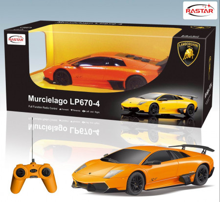 RASTAR automodelis valdomas 1:24 Murcielago lp670-4, 39000 39000