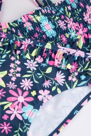 LEMON maudymosi kostiumėlis SWIMWEAR GIRL, mėlynas, WL5376507SWG-015-122, 122 