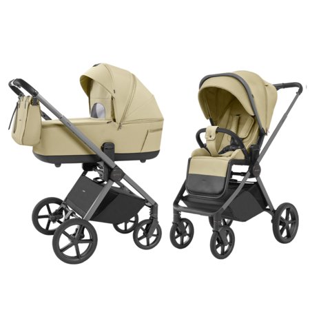 CARRELLO universalus vežimėlis 2in1 ULTRA, Soft Beige, CRL-6527 