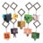 PALADOME MINECRAFT Kuprinės pakabukų rinkinys, PP13772MCF 