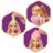 DISNEY PRINCESS RUPUNZEL interaktyvi lėlė Auksaplaukė, JHL46 
