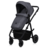 LIONELO universalus vežimėlis AMBER PLUS 3in1, Grey graphite, LO-AMBER PLUS 