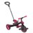 GLOBBER triratukas Trike Explorer 4in1, raudonas, 632-102 632-102