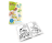 CRAYOLA MINIKIDS spalvinimo knygelė Whimsical Wheels - Sticker & Shape Coloring Book, 25-6938G 