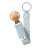 BIBS grandinėlė čiulptukui, Baby Blue / Ivory 5713795238637