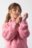 COCCODRILLO megztinis CRAFT PUNK GIRL JUNIOR, rožinis, ZC5172501CGJ-007-128, 128 cm 