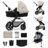 KINDERKRAFT universalus vežimėlis MOOV 2 4in1 AIR EVA WHEELS, moonlight grey, KSMOOV2GRYEV400 