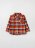 OVS BOY9-36M SHIRTS L/S 2M 9-12 ORANGE/BLUE CHECK 001849999 
