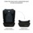 KINDERKRAFT automobilinė kėdutė I-SPARK 2 PLUS I-SIZE, 100-150 cm., Black, KCISPA02BLKPL00 
