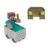 MINECRAFT RC valdoma figūrėlė Steve kasyklos vagonėlyje, JMT40 