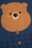 COCCODRILLO megztinis FOREST FRIENDS BOY NEWBORN, mėlynas, ZC5172101FBN-015-086, 86 cm 