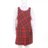 MAMAJUM sarafanas slim fit 10-000017, languotas, raudonas, 146/152 cm 