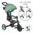 GLOBBER triratukas Explorer Trike 4in1,žalias, 732-104 