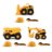 CAT žaidimų rinkinys Tough Tracks Construction Crew Set, asort., 82060 