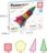 PICASSO TILES Magnetinis konstruktorius Rocket Booster 32 det., PT32 