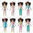 POLLY POCKET vidutinio dydžio mados rinkinys asort, HKV88 HKV88