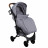 MILLI Ride vežimėlis, light grey 4752062146313