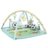BRIGHT STARTS žaidimų kilimėlis Grip & Kick Activity Gym, 17165 