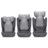 KINDERKRAFT automobilinė kėdutė I-SPARK 2 PLUS I-SIZE, 100-150 cm., Grey, KCISPA02GRYPL00 