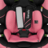 LIONELO automobilinė kėdutė LEVI ONE I-SIZE, Pink rose, 76-150 cm., LO-LEVI ONE I-SIZE 