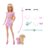 BARBIE Twinning Looks šviesiaplaukės lėlės ir šunelio rinkinys, JFP36 