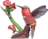 MAKEBUG 3D popierinė delionė Hummingbird, MB-D-0058 