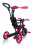 GLOBBER triratukas Trike Explorer 4in1, raudonas, 632-102 632-102