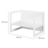 ROBA vaikiška kėdė ir stalas 3in1, White, 450004WE 