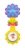 PLAYGRO barškutis Twisting Barbell, 4088758 