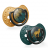 LOVI silikoninis čiulptukas JUNGLE VIBES BOY 3-6 mėn. 2 vnt. 22/902boy 22/902boy