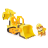RUBBLE & CREW statybinė transporto priemonė Rubble's Bulldozer, 6066511 