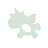 CANPOL BABIES silikoninis kramtukas naujagimiui UNICORN, 51/007 51/007