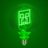 PALADOME MINECRAFT Creeper LED Neoninė lempa, PP14116MCF 