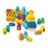 MEGA BLOKS FIRST BUILDERS rinkinys Grojantis traukinys, 50 det., FWK22 