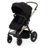 KINDERKRAFT universalus vežimėlis MOOV 2 4in1 AIR, pure black, KSMOOV02BLK4000 