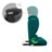 KINDERKRAFT automobilinė kėdutė JUNIOR FIX 2 PLUS, 100-150 cm., Green, KCJUFI20GREPL0N 