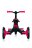 GLOBBER triratukas Trike Explorer 4in1, raudonas, 632-102 632-102